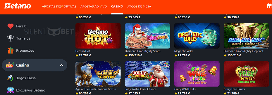 betano casino games