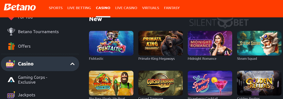 betano casino games