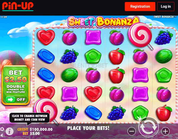 pin up casino top slots sweet bonanza