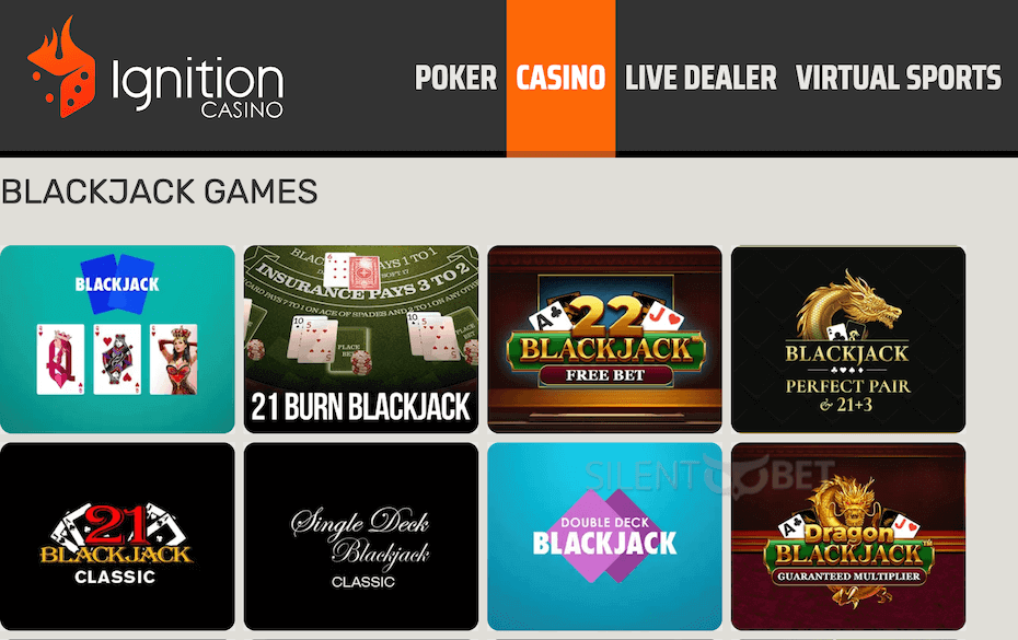 ignition blackjack games