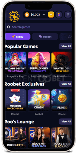 roobet mobile games